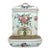 Vintage French Floral Ceramic Lavabo For Sale
