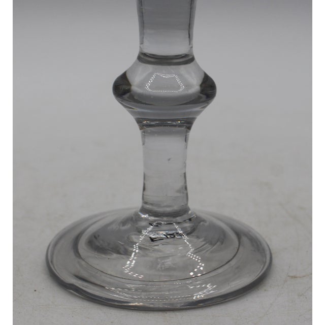 English Circa 1730-40 George II Period Wine Glass For Sale - Image 3 of 4