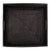 Artifacts Rattan Square Serving Tray with Cutout Handles in Black, Large For Sale