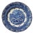 19th C. English Staffordshire "Farm" Flow Blue Plate For Sale