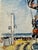 Original watercolor on paper by Henry Emil Salloch, also known as Heinz Emil Salloch, the German-born American artist and...