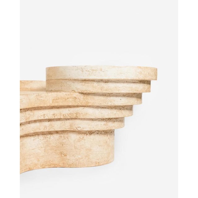 Sculpture Materials Slice Me Up Sculptural Coffee Table in Plaster by Pietro Franceschini For Sale - Image 7 of 18