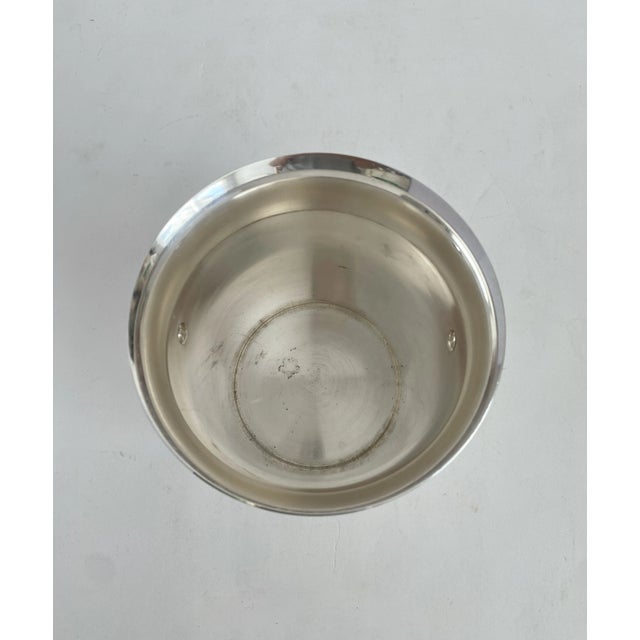 1930s French Art Deco Silver Champagne Bucket For Sale - Image 9 of 9