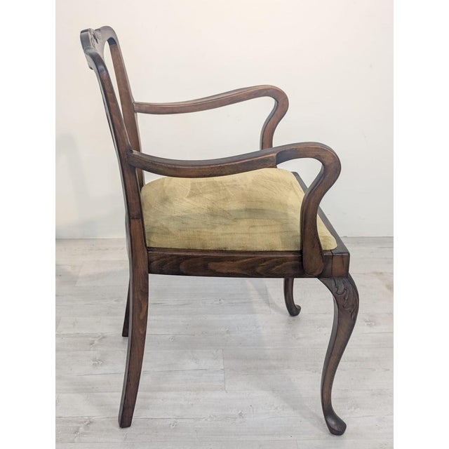 Office Armchair in Oak Wood For Sale - Image 14 of 17