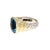 This authentic ring is by David Yurman from the Noblesse Collection. It is crafted from sterling silver and 14k yellow...