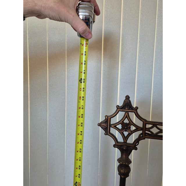 Early 20th Century Art Deco Style Bridge Floor Lamp For Sale In Palm Springs - Image 6 of 6