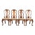 Kittinger Georgian Carved Mahogany Dining Chairs, Set of Four For Sale