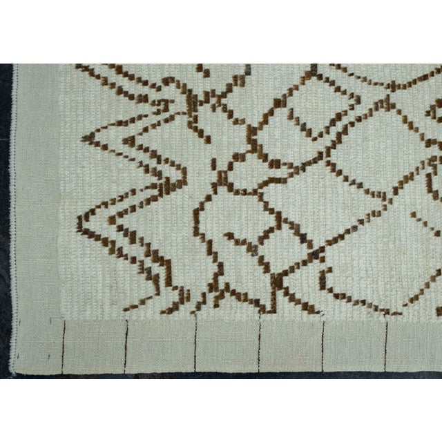 Turkish Tulu Handmade Rug 8'9" x 12'9" #18628 For Sale - Image 4 of 8