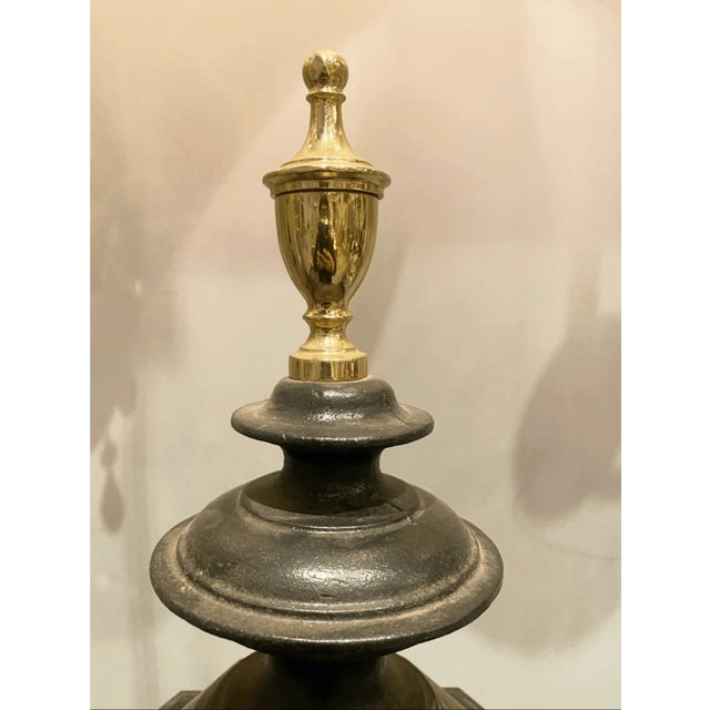 Classical Roman Vintage Classic Style Hexagon Outdoor Lantern Property Mark For Sale - Image 3 of 8