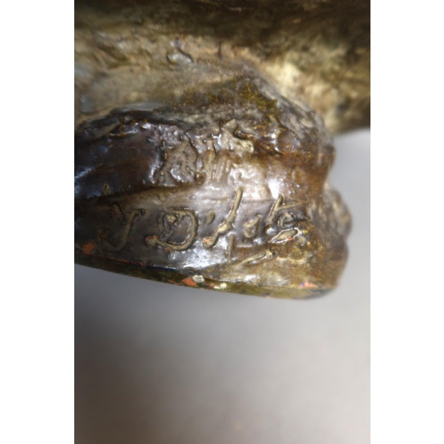 Terracotta Sculpture Forming a Lamp, 1920s-1940s For Sale - Image 4 of 15