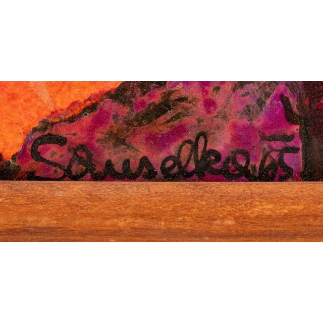 Elfi Schuselka Figural Composition Mixed Media, 1965 For Sale - Image 4 of 6
