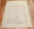 Rustic Early 20th Century Light Blue Persian Malayer Rug - 4'6" x 6'1" For Sale - Image 3 of 9
