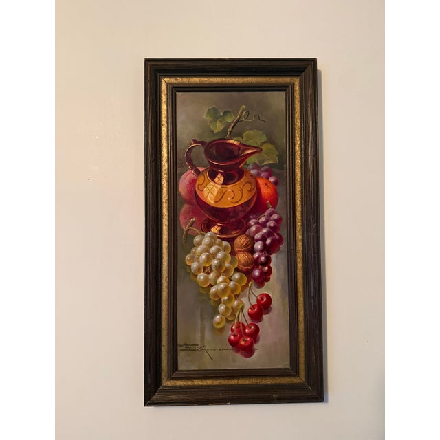 Mid-Century Modern 20th Century French Still Life Oil Painting by Henry Le Monnier For Sale - Image 3 of 13