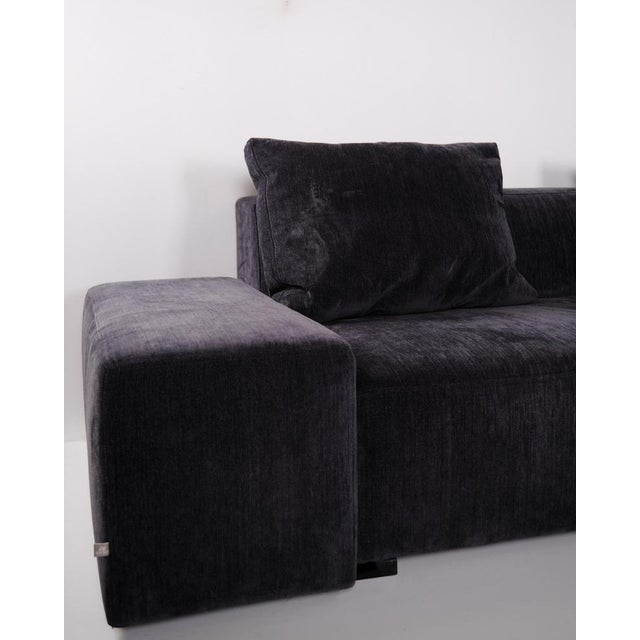 Modular Sofa in Blue Fabric with Cushions from Eilersen, Set of 4 For Sale - Image 9 of 10