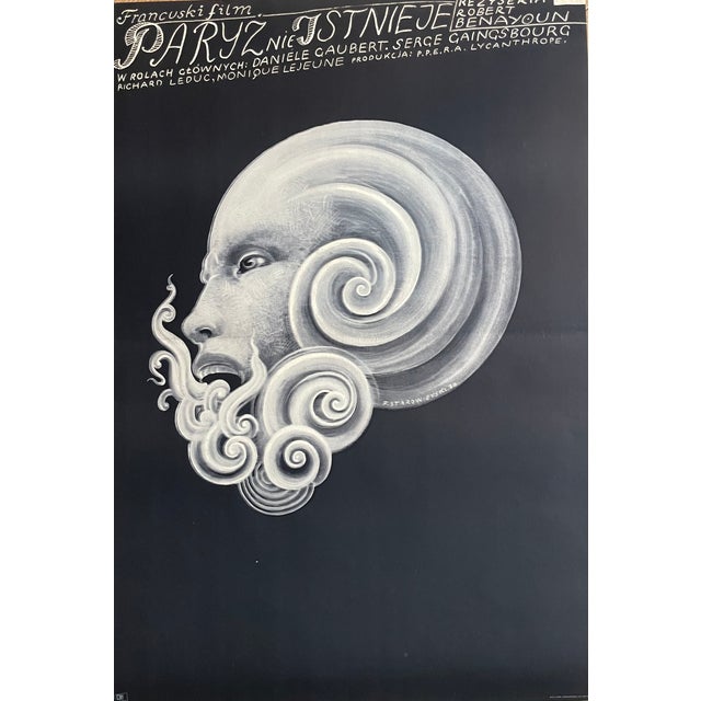 Black Paris Does Not Exist Exhibition Poster from Francis A. B. Bilberstein-Starowieyski, 1969 For Sale - Image 8 of 8