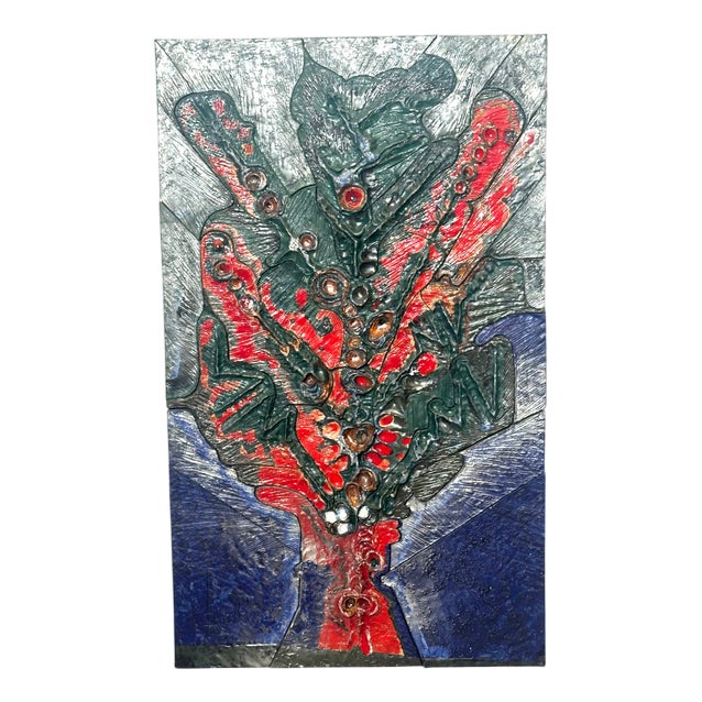 Vintage Ceramic Tile Artwork For Sale