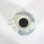 Late 20th Century Vintage Signed Studio Pottery Vase Small White Blue Organic Form Handle For Sale - Image 5 of 7