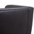 Set of Wing Chair with Ottoman in Black Leather by Børge Mogensen, 1990s For Sale - Image 11 of 18