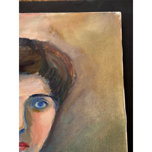 Original Oil Painting Portrait of a Woman For Sale In New York - Image 6 of 11