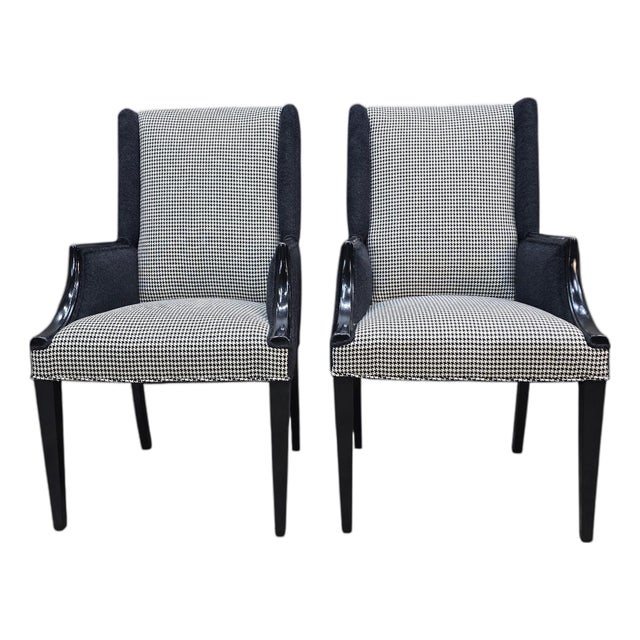 Vintage Lounge Chairs Newly Reupholstered - Pair For Sale