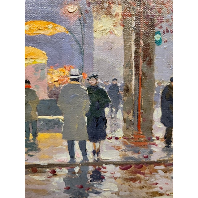 Edouard Cortes-1930s l'Arc De Triomphe & Les Champs Elyses