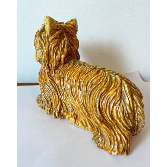 Fabulous Mid Century Italian Terra-Cotta Dog For Sale In Philadelphia - Image 6 of 11