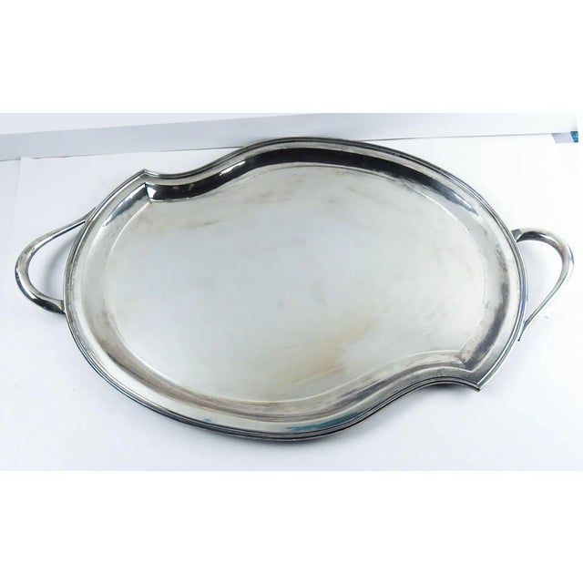 Silver Mid 20th Century Eugen Ferner Tea and Coffee Silverplate Service - Set of 5 For Sale - Image 8 of 9