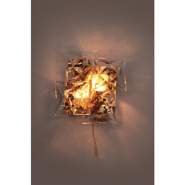 1970s Gold-Plated Wall Lamp from Kinkeldey, Germany, 1970s For Sale - Image 5 of 14