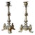 Gilt Bronze Candleholders with Snail Motif, Set of 2 For Sale