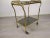 Vintage Gold Brass Bar Cart, 1960s For Sale - Image 6 of 17