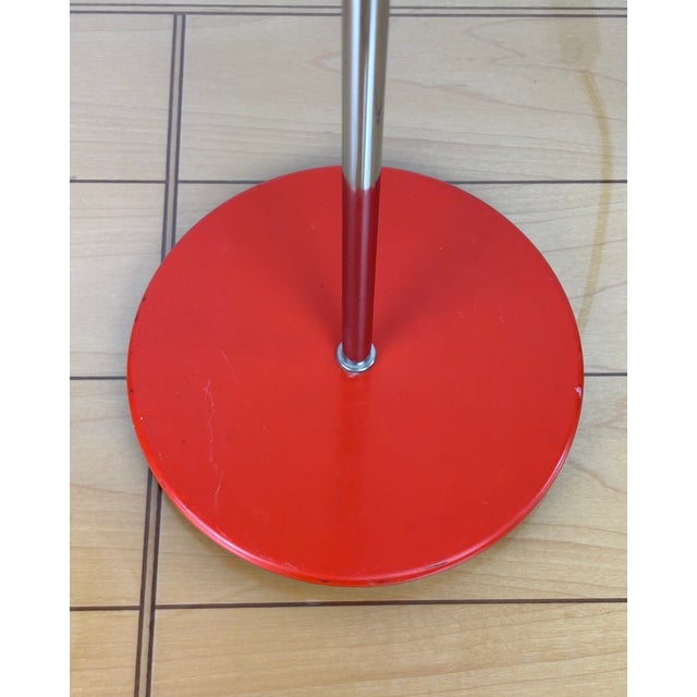 Mid-Century Modern Adjustable Orange Metal and Aluminum Table Lamp by Richard Essig, 1970s For Sale - Image 12 of 14