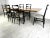 1950s Mid-Century Italian Dining Set, 1950s, Set of 7 For Sale - Image 5 of 9