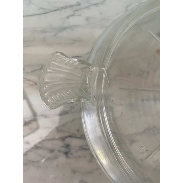 Mid-Century Modern 1950s Fire King Glass Trivet For Sale - Image 3 of 4