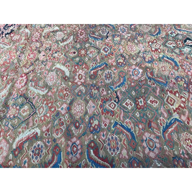 Antique Senneh Kilim, 1890s For Sale - Image 11 of 16