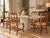 Five chairs, plenty of French attitude. This vintage set of five Country French dining chairs takes its cues from Louis XV...
