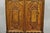 Jacobean Antique Jacobean Renaissance Tudor Oak Blind China Cabinet Bookcase Cupboard For Sale - Image 3 of 15