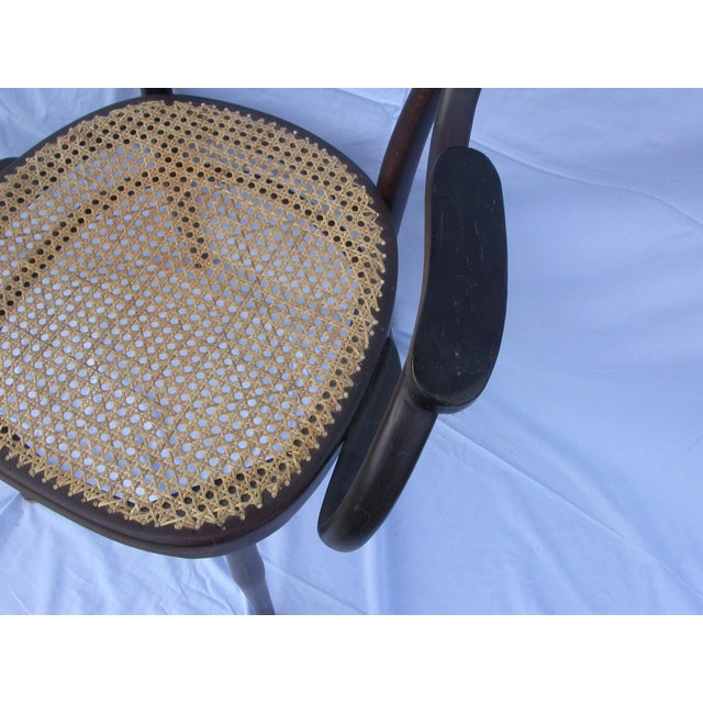 Vienna Straw Chair by J & J Kohn for Jacob & Josef Kohn, 1890s For Sale - Image 10 of 11