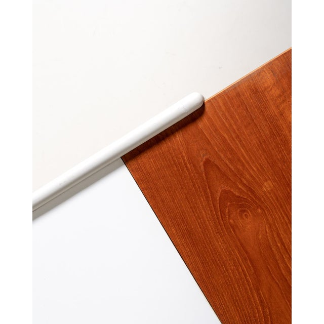 1950s White Thea Trolley with Teak Inserts by Yngve Ekström for Swedese, 1950s For Sale - Image 5 of 9