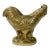 Mid 20th Century Brass Rooster Paper Weight For Sale
