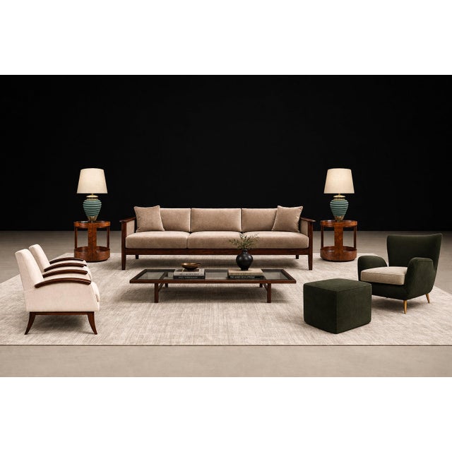 A study in proportion, restraint, and material intelligence, this 1960s sofa by Fátima exemplifies the quiet rigor of...