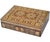 Stunning Mid-Century box thoughtfully handcrafted and inlaid using walnut, mahogany and various exotic wood, and...