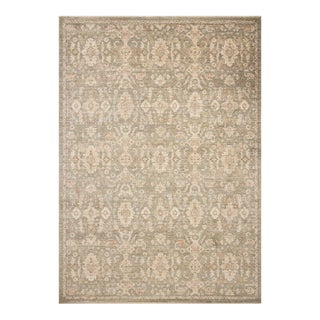 Chris Loves Julia x Loloi Palma Lagoon / Natural 2'-7" x 10'-0" Runner Rug For Sale