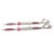 Metal 50.5 Carat Ruby & Diamond Victorian Chandelier Earrings in 18k Gold- A Pair For Sale - Image 7 of 11
