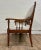 White Antique Carved Spindle Back Carved Upholstered Settee For Sale - Image 8 of 10