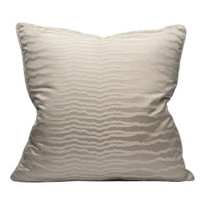 The House of Scalamandré Desert Mirage Pillow, Platinum