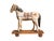 Antique Early 20th Century Wooden Horse Toy on Wheels, 1920s For Sale - Image 10 of 10