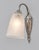 Art Deco Lorrain Daum Set of Three French Art Deco Floral Nickel Bronze Wall Sconces - 1930s For Sale - Image 3 of 10