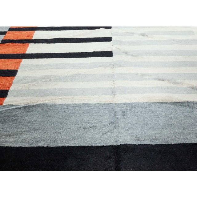 Modern Deco Rug by Doris Leslie Blau Size: 11'9" × 17'7" (358 × 535 cm) A modern Art Deco inspired rug hand knotted out of...