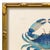 Various Artists Contemporary Reproduction of Vintage "Blue Crab" Giclee Print, Framed For Sale - Image 4 of 4