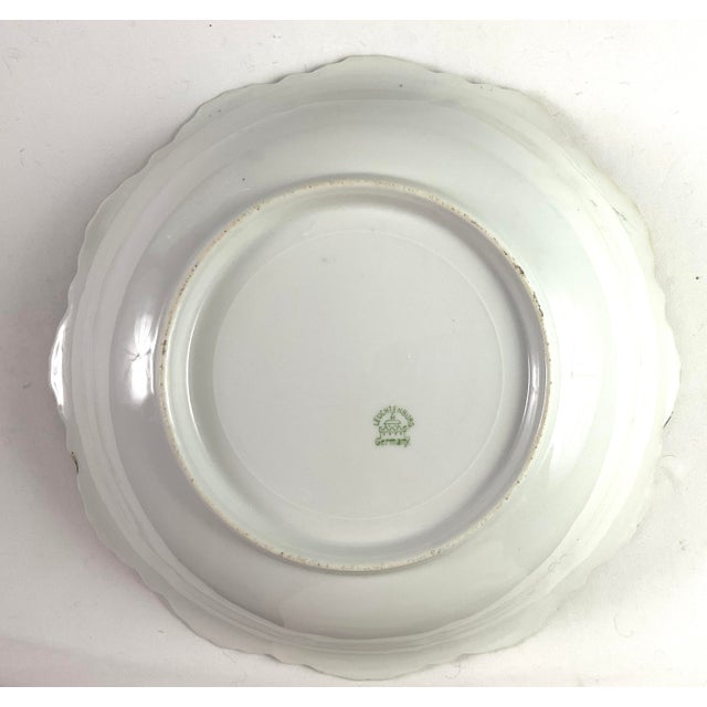 Hand Painted Peonies and Daisies on Porcelain Bowl-Late 19th Century-Leuchtenburg,Germany For Sale - Image 11 of 12